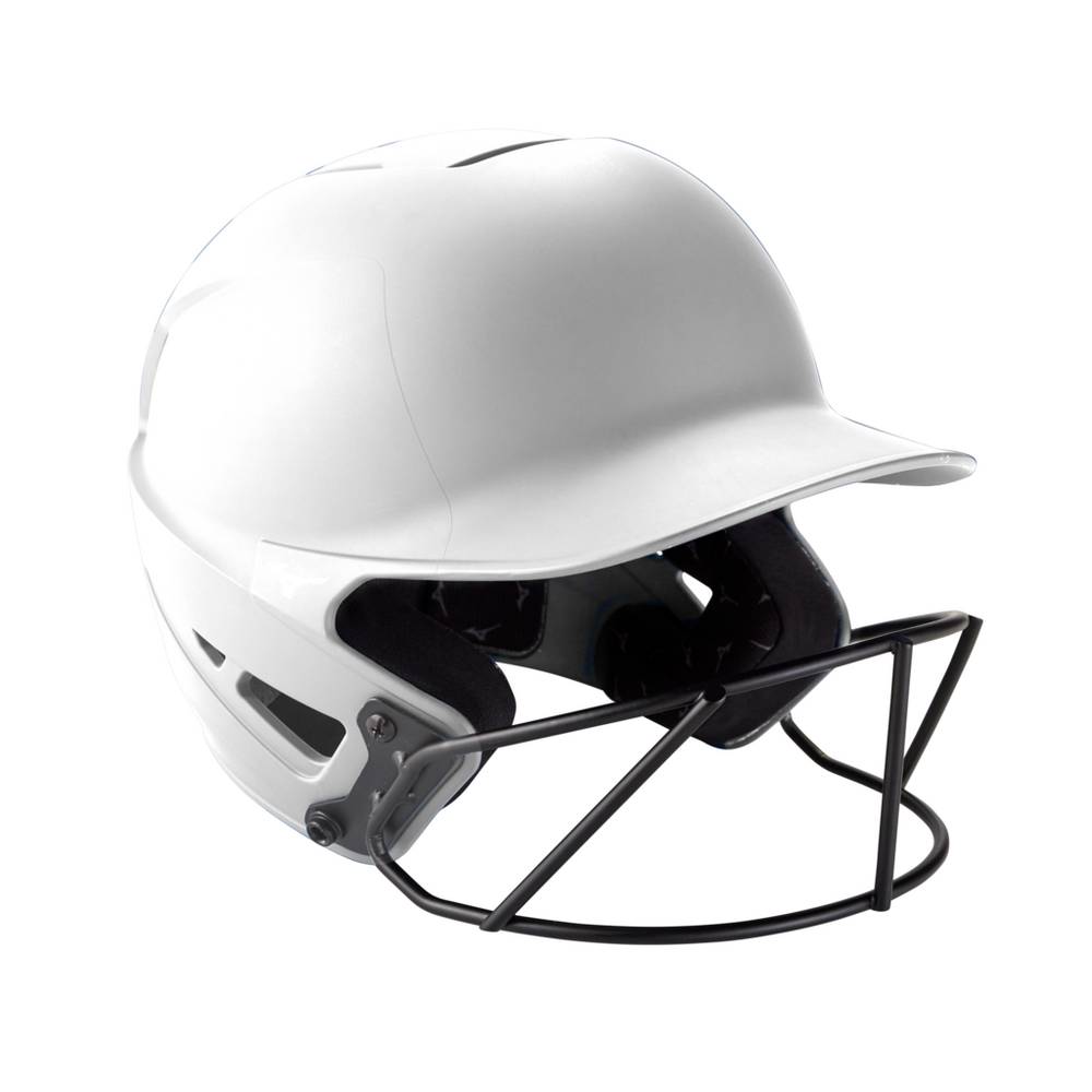 Casco Mizuno F6 Fastpitch Softball Batting Donna - Bianche - 10689-ZJBN